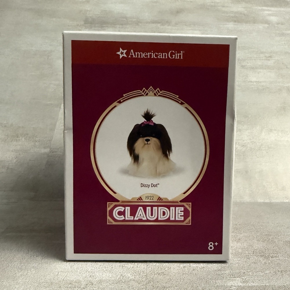 AMERICAN GIRL DOLL CLAUDIE Claudie's Dog Dizzy Dot 2022 New Open Box‎